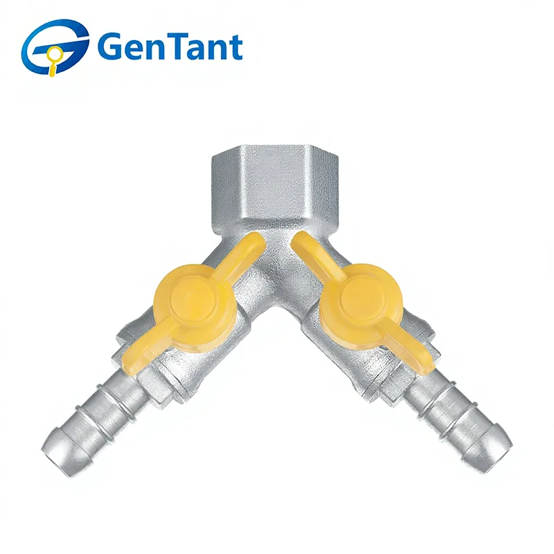 Y-vormige omschakelklep